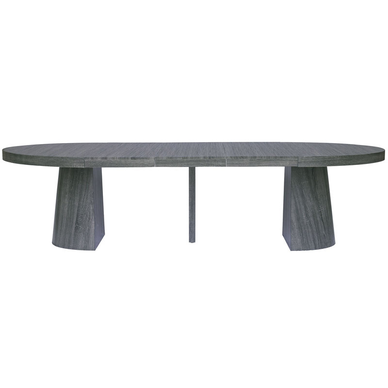 Union Rustic Alvah Extendable Pedestal Dining Table Wayfair.co.uk